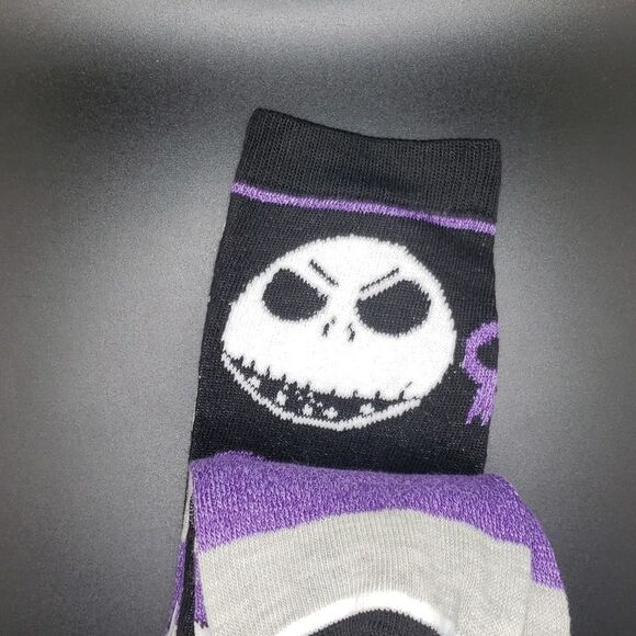𝅺the nightmare before Christmas crew socks Jack and Sally - Picture 3 of 7